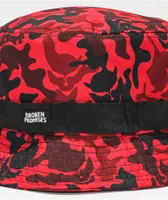 Broken Promises Demon Red & Black Camo Bucket Hat