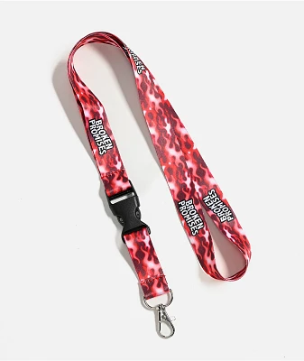 Broken Promises Depths Red Lanyard