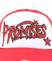 Broken Promises Diabolical Red Trucker Hat