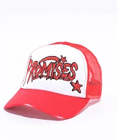 Broken Promises Diabolical Red Trucker Hat