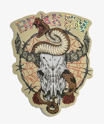 Broken Promises Diamondback Sticker