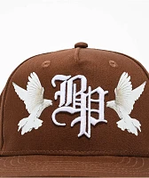 Broken Promises Doves Brown Snapback Hat