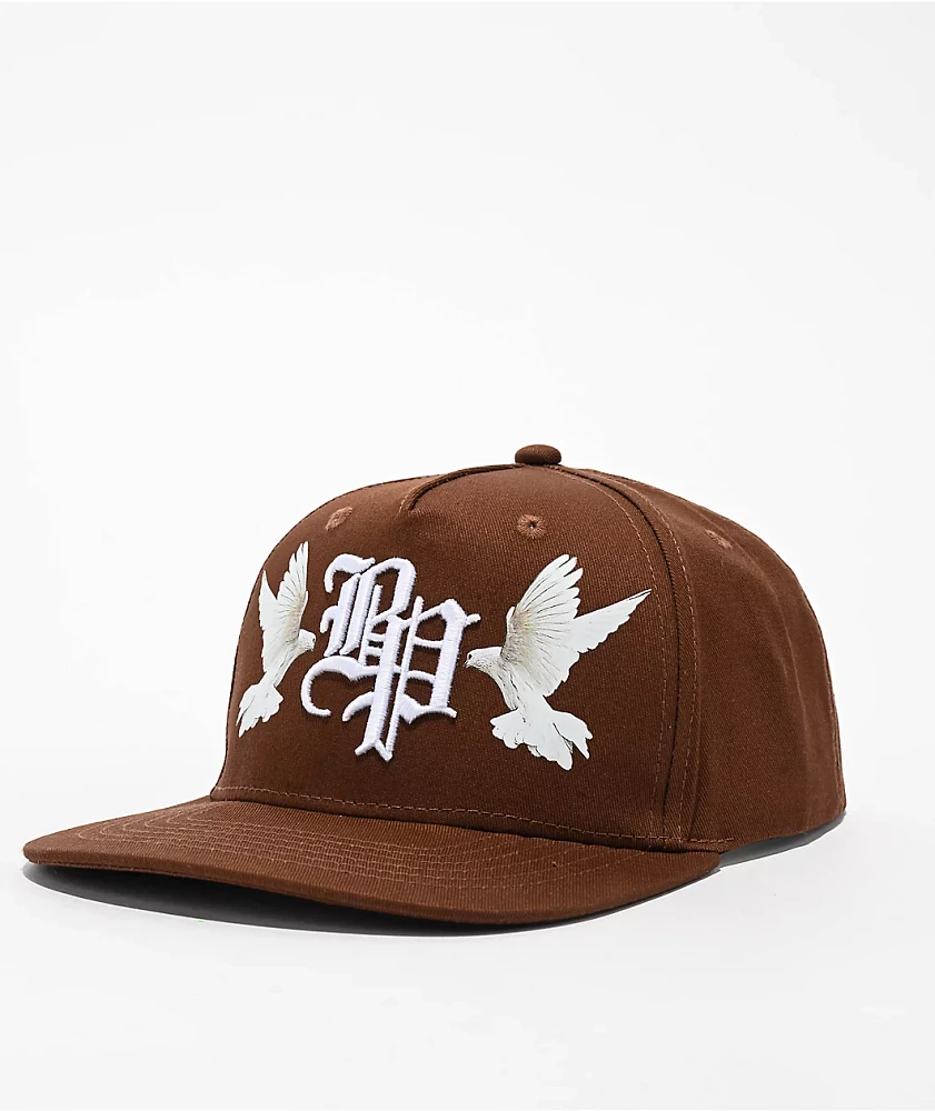 Broken Promises Doves Brown Snapback Hat