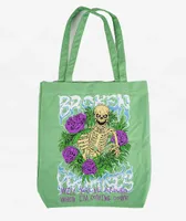 Broken Promises Downer Green Tote Bag