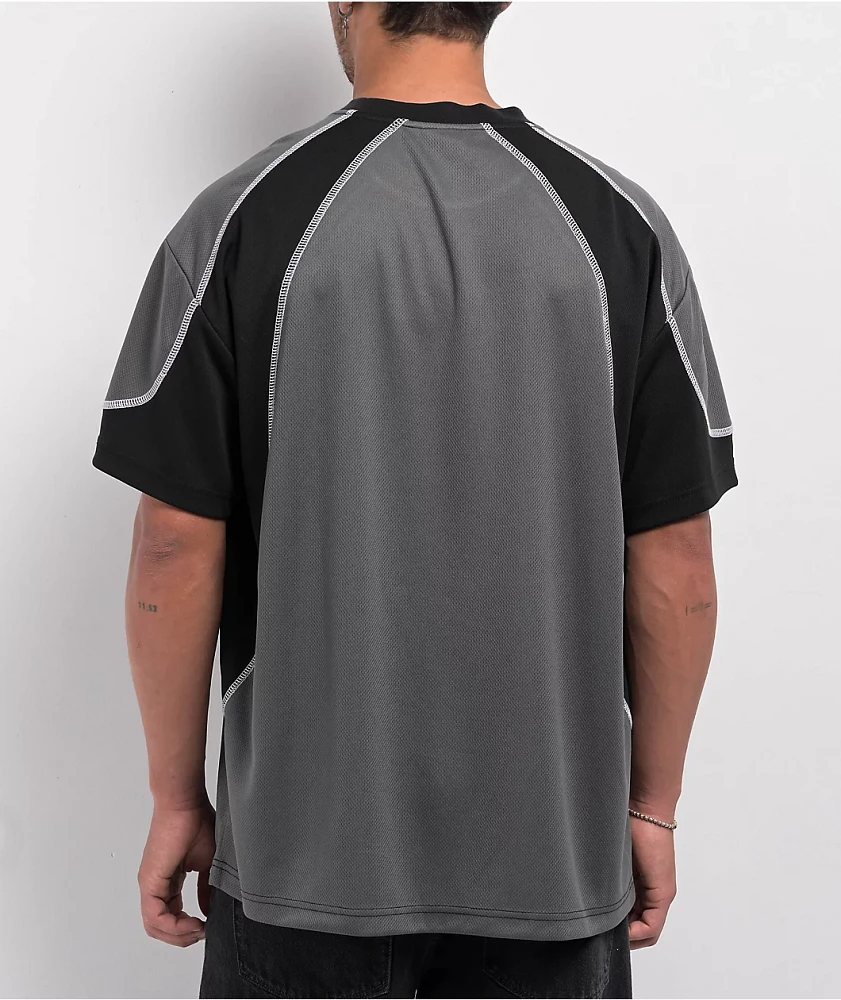 Broken Promises Emotional Sports Black & Grey Soccer Jersey