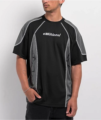 Broken Promises Emotional Sports Black & Grey Soccer Jersey