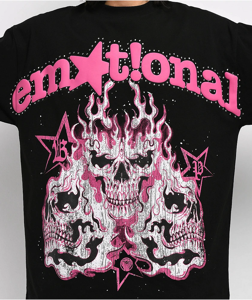 Broken Promises Emotionality Black T-Shirt