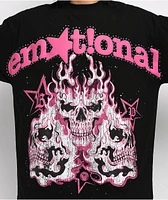 Broken Promises Emotionality Black T-Shirt
