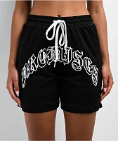 Broken Promises Enemy Black Mesh Shorts