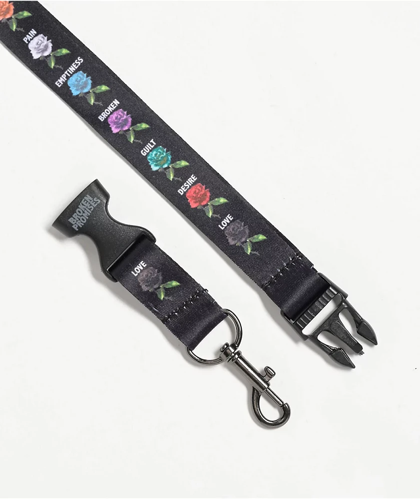 Broken Promises Feeled Guide Black Lanyard