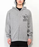 Broken Promises Forever After Grey Zip Hoodie