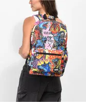 Broken Promises Forgiveness Red, Pink & Blue Backpack