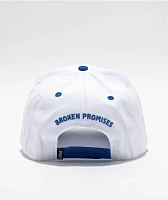 Broken Promises Fragile White & Blue Snapback Hat