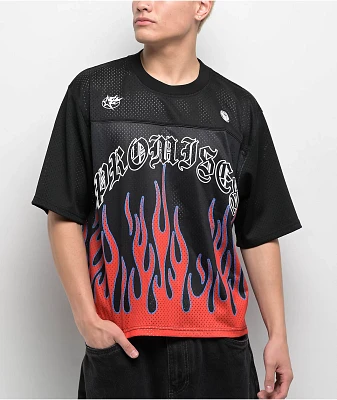 Broken Promises Frenemy Black Football Jersey