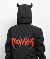 Broken Promises Graveyard Black Anorak Snowboard Jacket