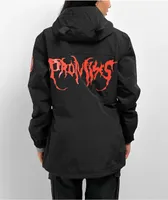 Broken Promises Graveyard Black Anorak Snowboard Jacket