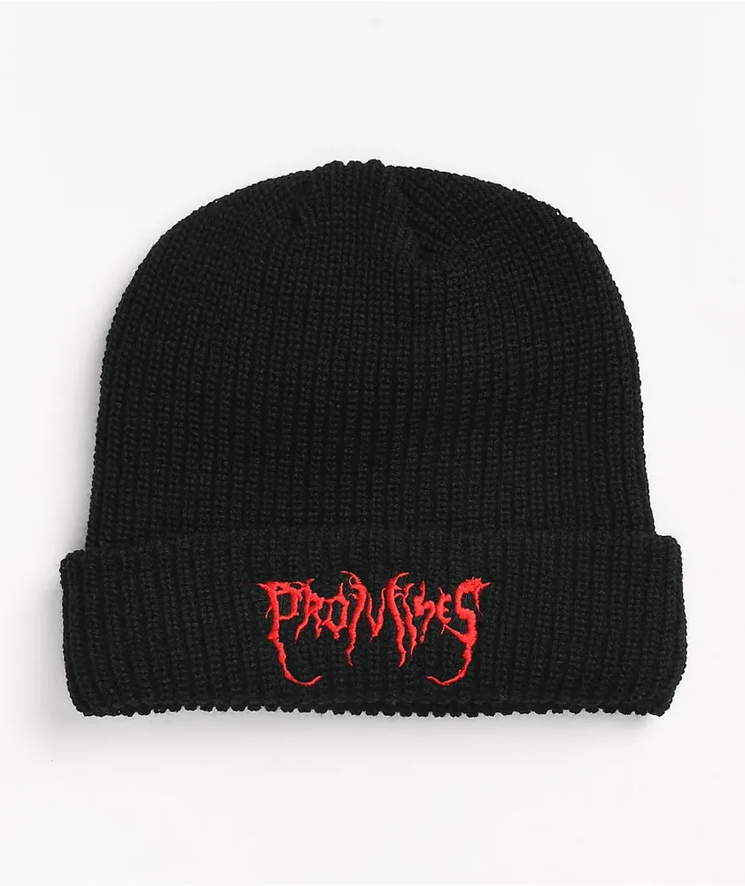 Broken Promises Graveyard Black Beanie