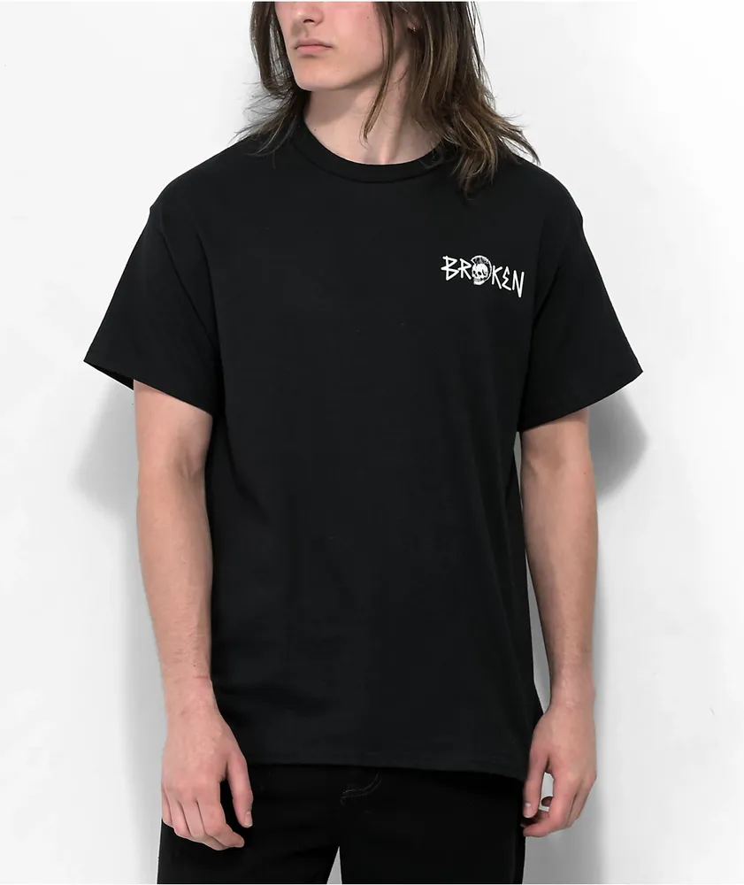 Broken Promises Gutter Black T-Shirt