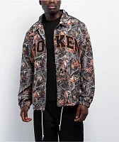 Broken Promises Haunted Woods Camo Coaches Jacket