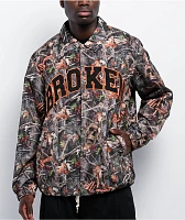 Broken Promises Haunted Woods Camo Coaches Jacket