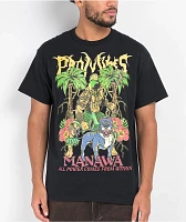 Broken Promises Hawaiian Warrior Black T-Shirt