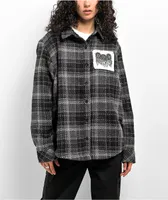 Broken Promises Holding On Black Flannel Shirt