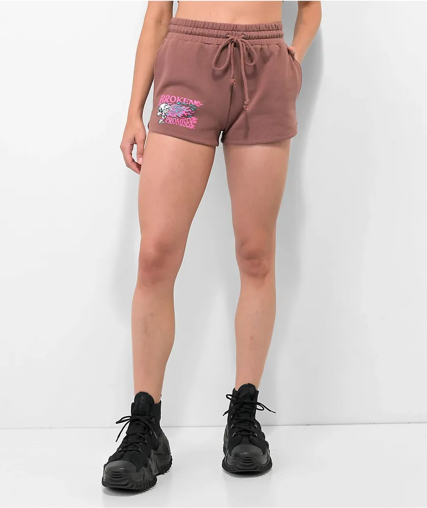 Broken Promises Howler Brown Sweat Shorts