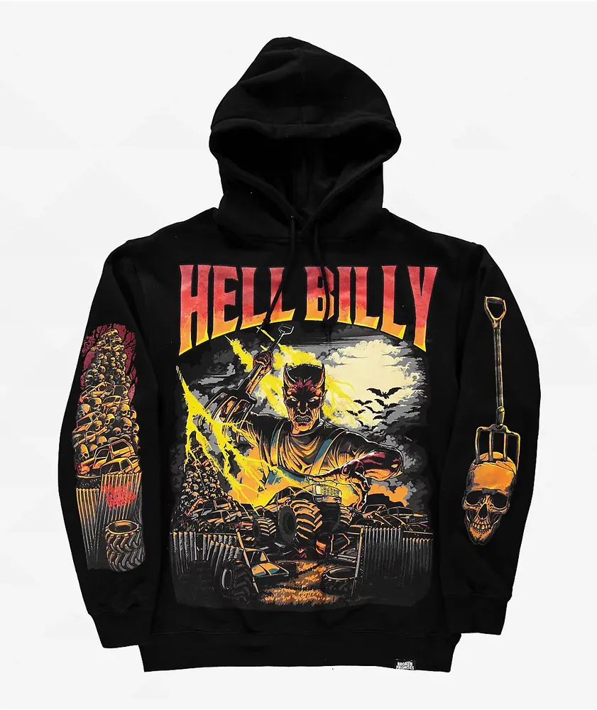 Broken Promises Junkyard Black Hoodie