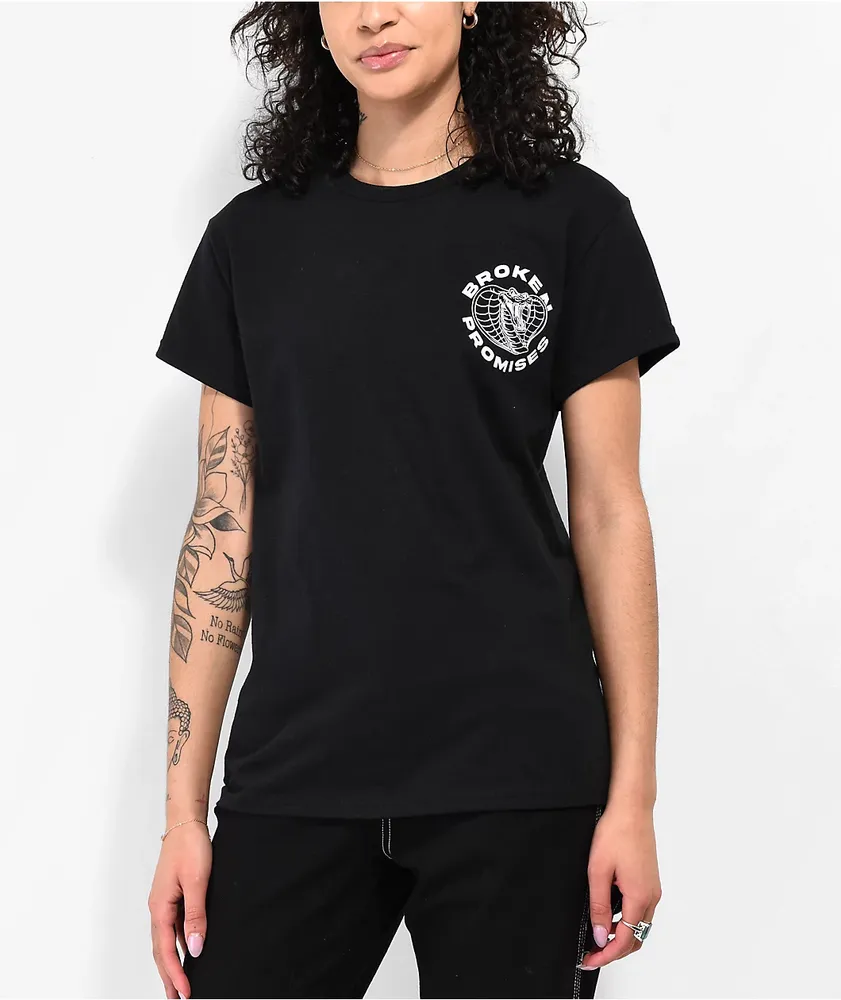 Broken Promises King Cobra Black T-Shirt