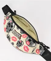 Broken Promises Kiss Of Death Tan Fanny Pack