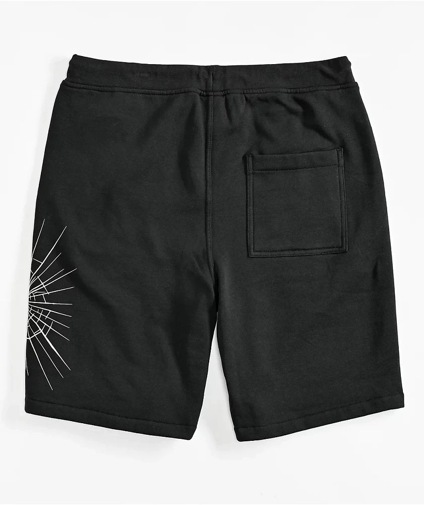 Broken Promises LSD Reaper Black Sweat Shorts