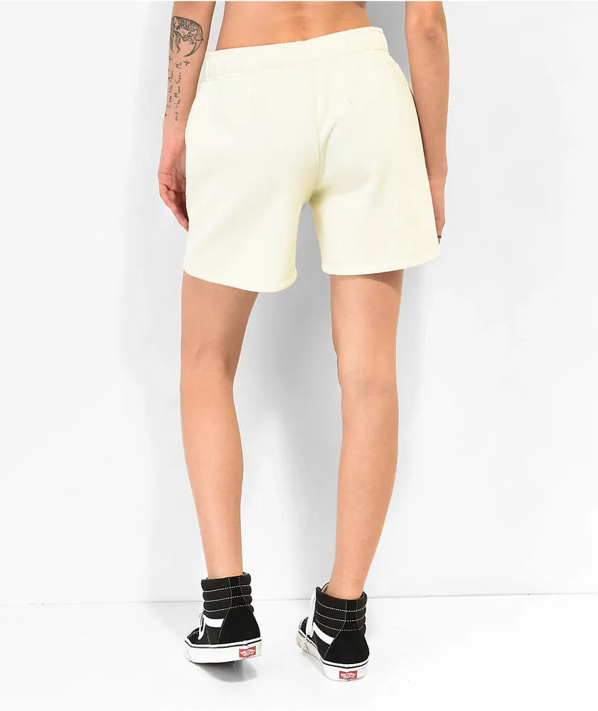 Broken Promises Lasso Cream Sweat Shorts