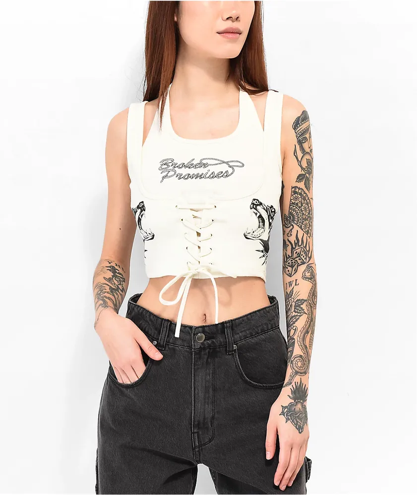Cropped Lace Cami, Layering Tank
