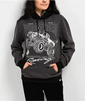 Broken Promises Last Race Grey & Black Hoodie