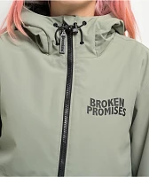 Broken Promises Last Time Grey Snowboard Jacket