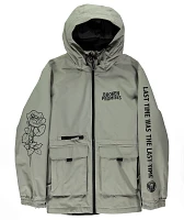 Broken Promises Last Time Grey Snowboard Jacket