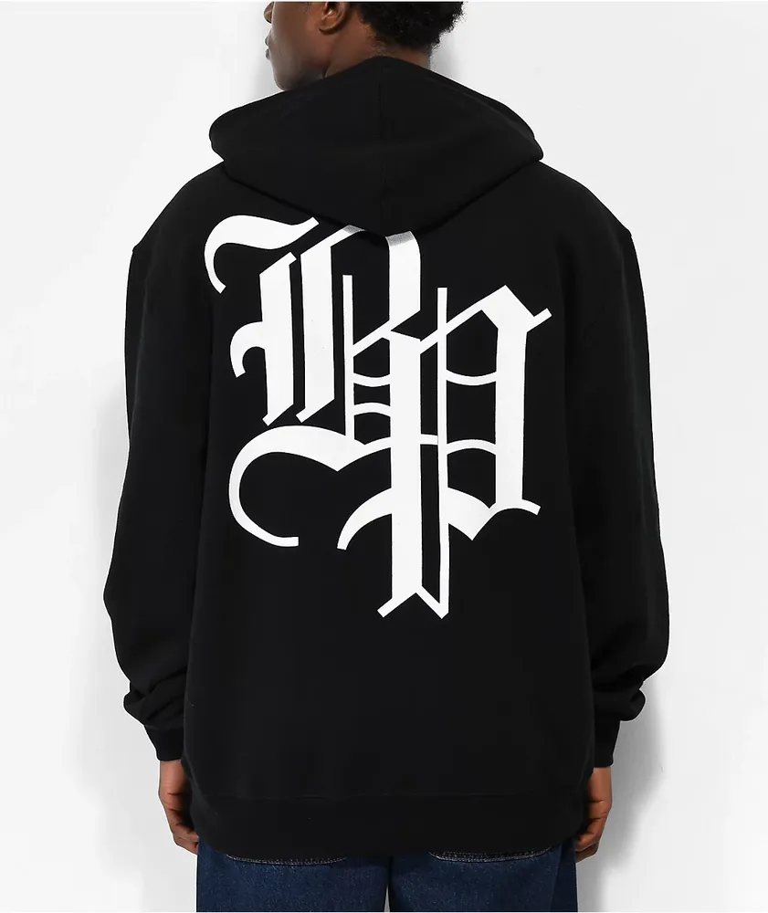 Broken Promises Lockup Black Hoodie