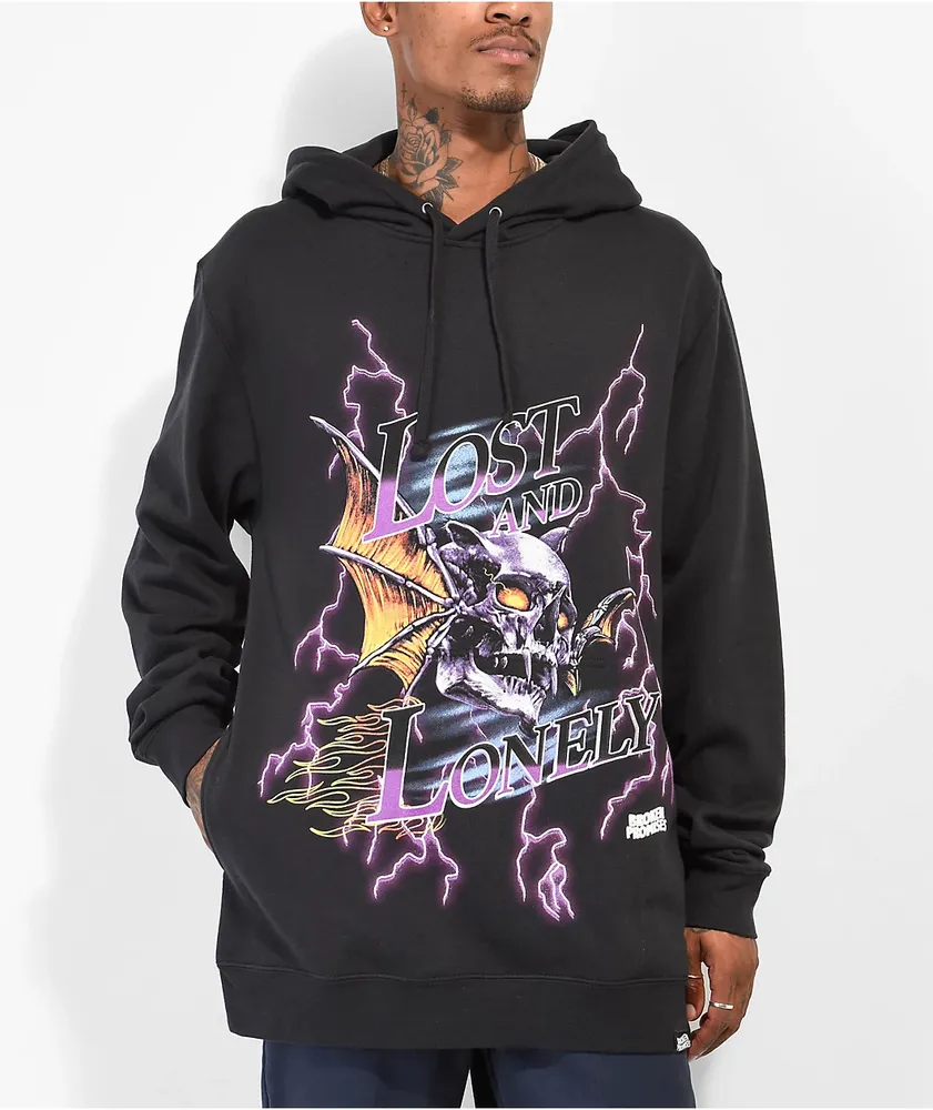 Broken Promises Lost & Lonely Black Hoodie