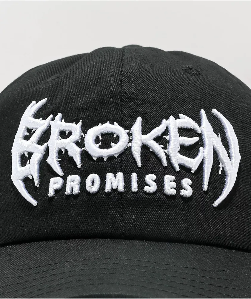 Broken Promises Mania Black Strapback Hat