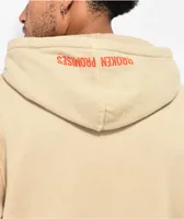 Broken Promises Nightmare Of Horror Tan Hoodie