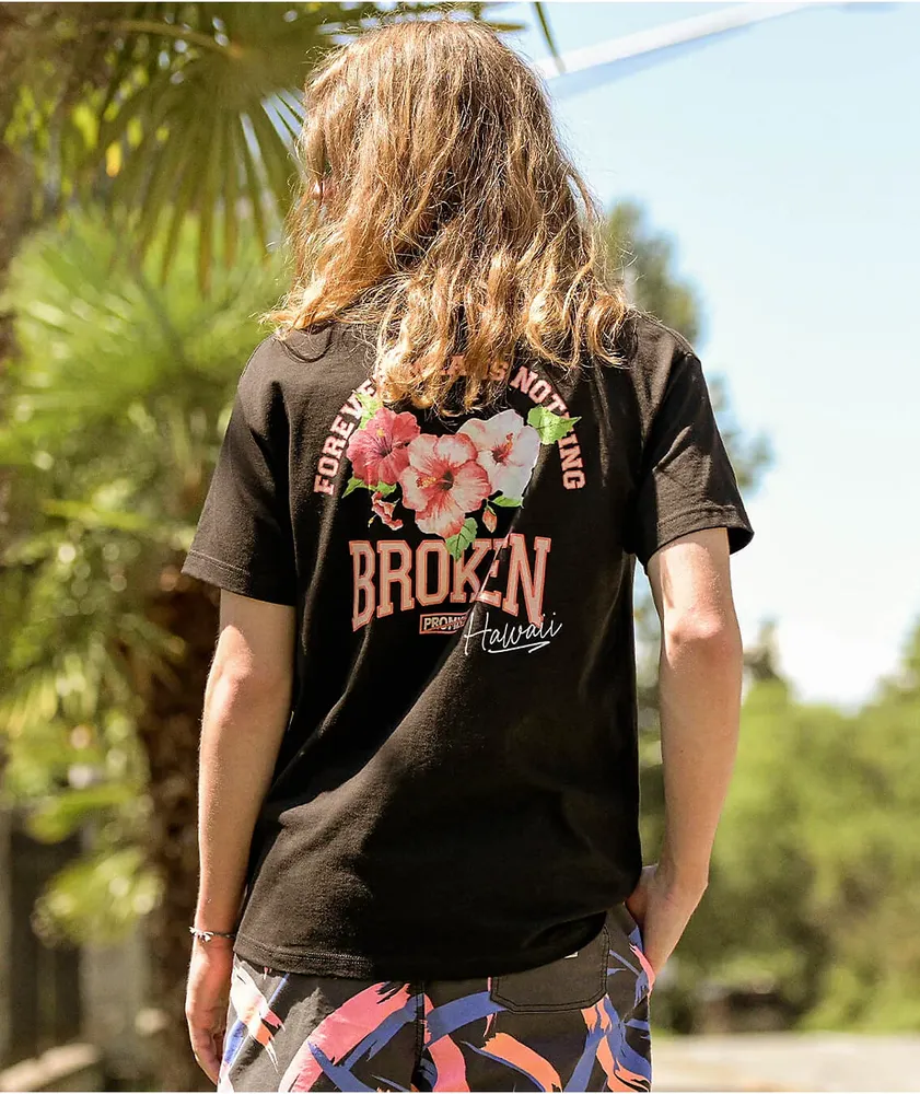 Broken Promises No Ka Mea Hawaii Black T-Shirt