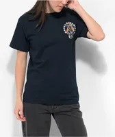 Broken Promises Old Flame Navy T-Shirt