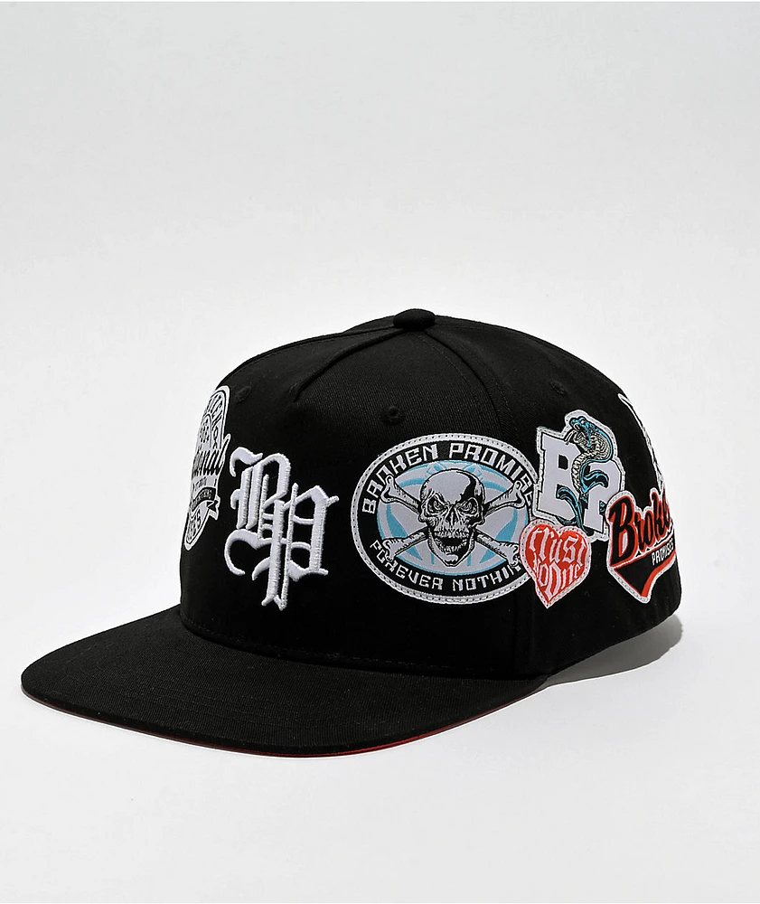 Broken Promises Patch'd Up Black Snapback Hat