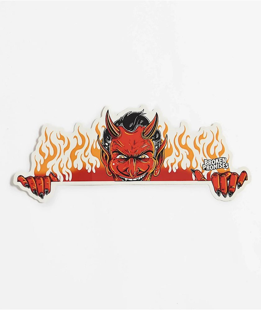 Broken Promises Peekaboo Jumbo Sticker