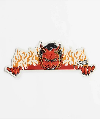 Broken Promises Peekaboo Jumbo Sticker