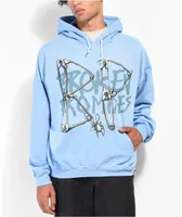 Broken Promises Piercer Blue Hoodie