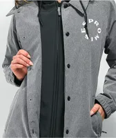 Broken Promises Problems Black & Grey Snowboard Jacket