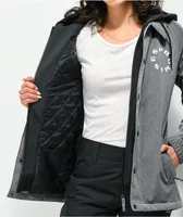 Broken Promises Problems Black & Grey Snowboard Jacket