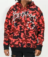 Broken Promises Prom Demon Red & Black Camo Hoodie