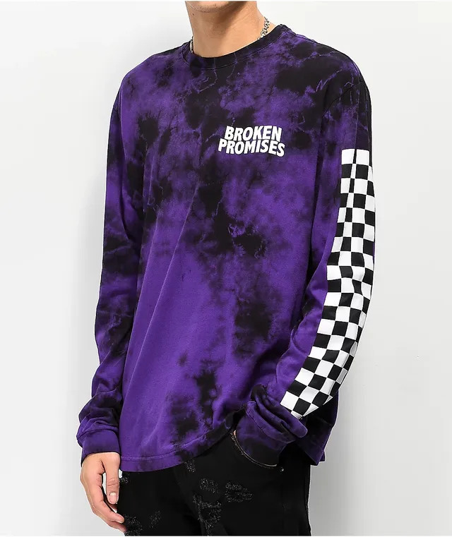 Broken Promises Purple Punch Tie Dye Long Sleeve T-Shirt